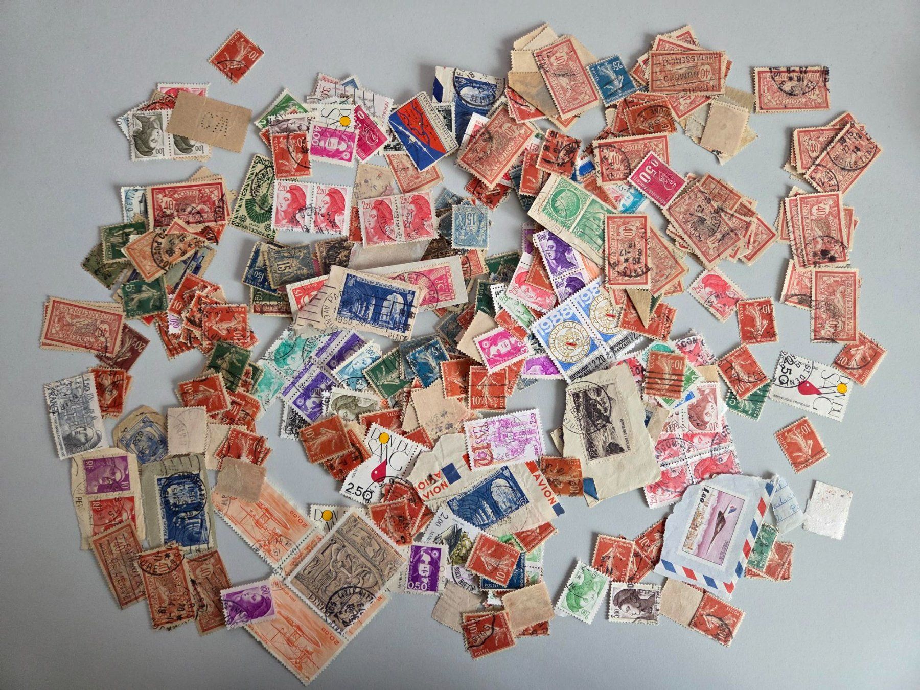 Tutti i francobolli: Bunte Briefmarken-Sammlung, Frankreich – Difettoso da Luzern venduto da Kartenansicht