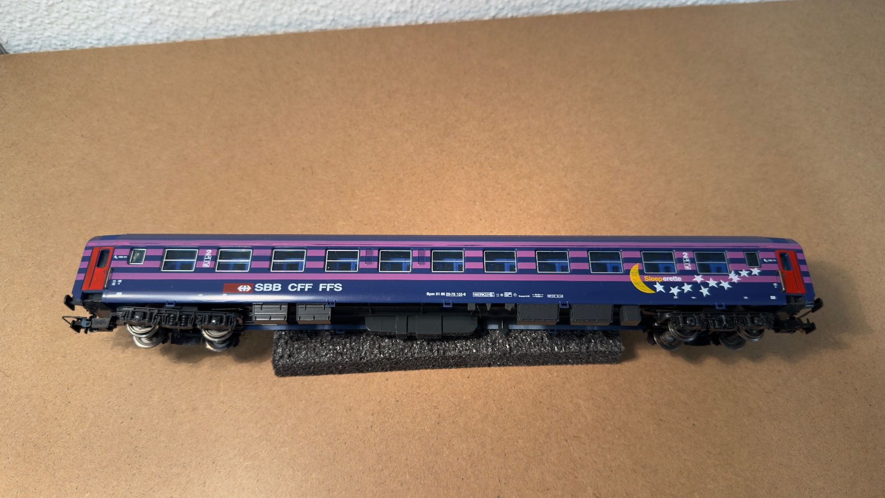SBB/CFF/FFS Modellini di ferrovie: Joef SBB Schlafwagen 2.Klasse H0 / DC – Usato da Windlach venduto da Kelebra 3
