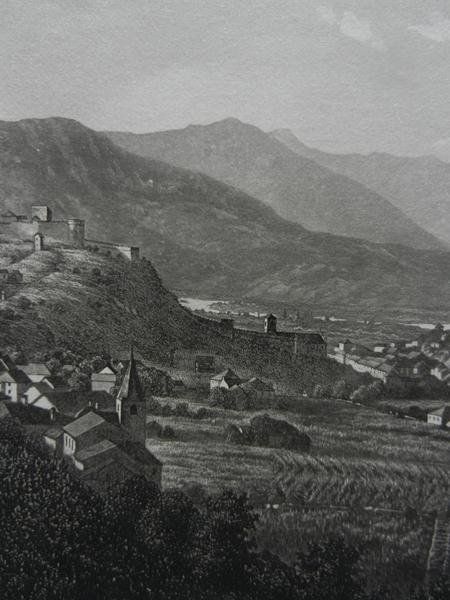Incisioni: Bellinzona von Ringger – Usato da Risch venduto da Rischli15 3