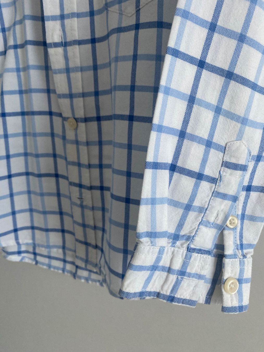 Zara Camicie, T-shirt & Polo: Hemd mit blauem Karomuster, Grösse 104, Zara – Usato da Glattbrugg venduto da riseca 1