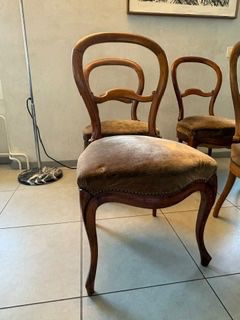 Sedie: 4 chaises Louis-Philippe – Usato da Vevey venduto da orionvega 1