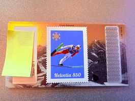 Swiss Crypto Stamp 5.0 "silber" ID 1 Simon Ammann **