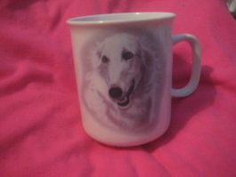 PORZELLAN   TASSE   BARSOI