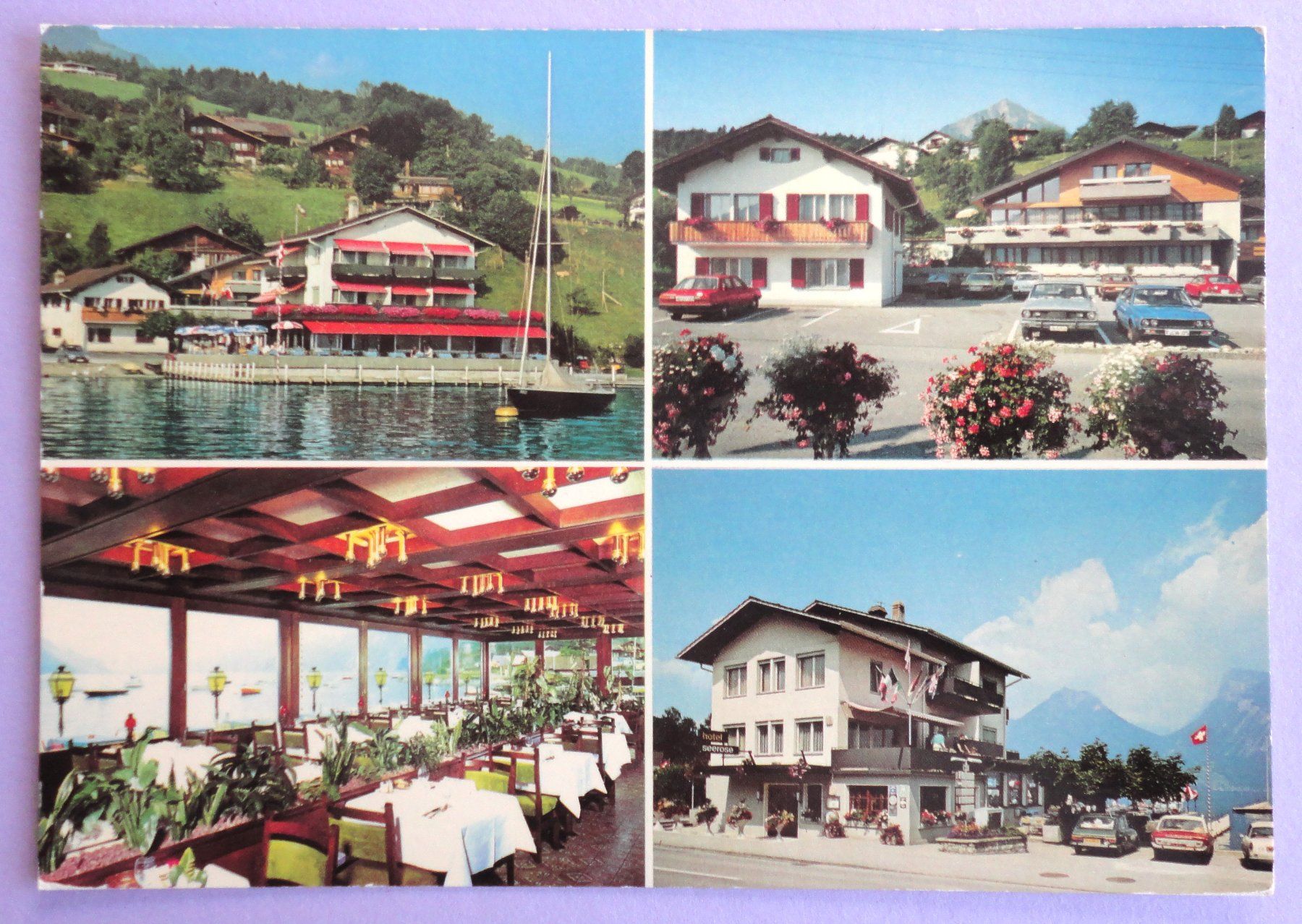 Cartes postales: Hotel-Restaurant "Seerose", Faulensee – D'occasion à Fétigny par Billy2miny