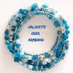 Halsketten-Set ODER Armband - Aquamarin - Apatit  - Silber
