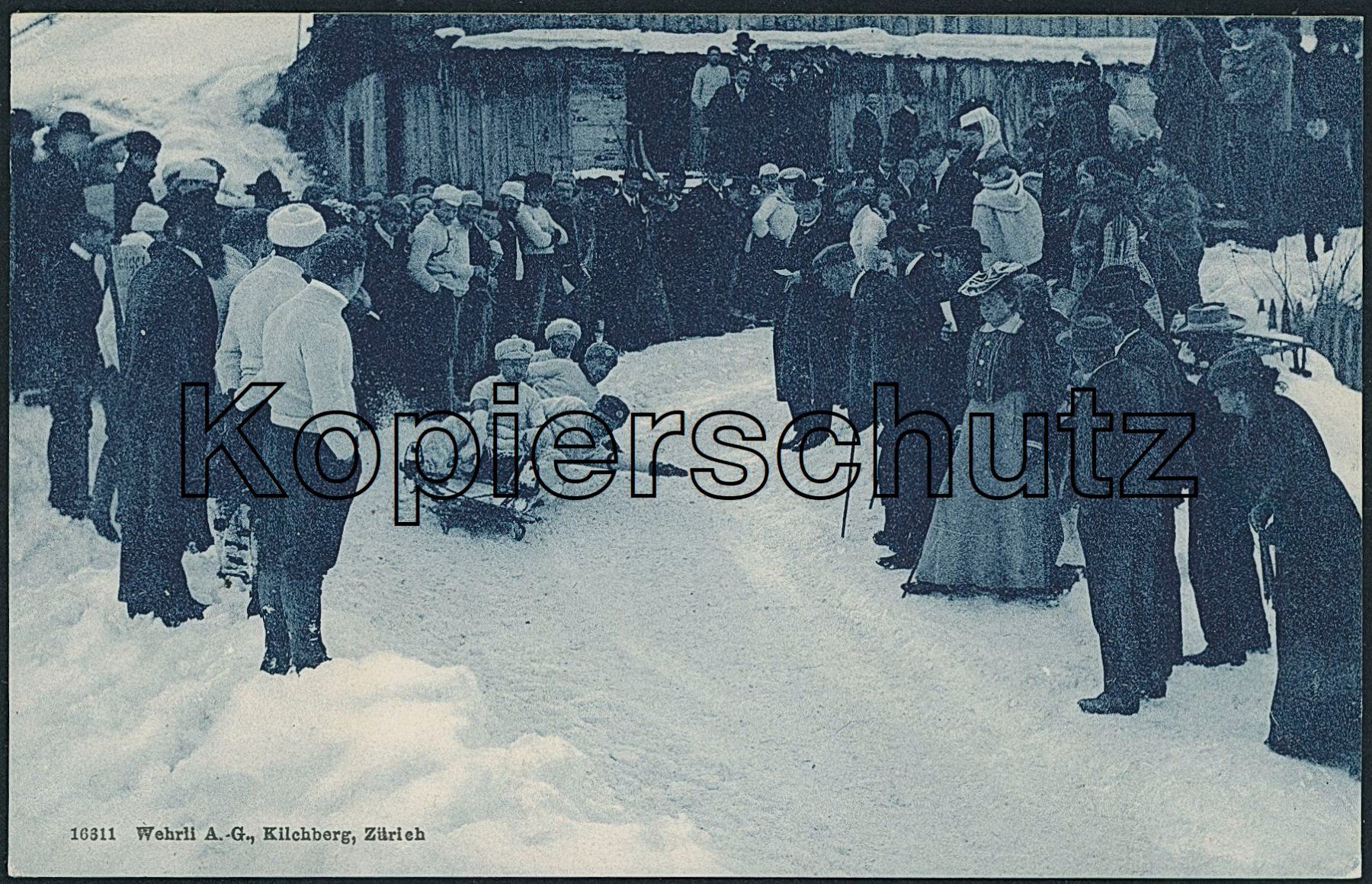 Cartoline postali: GR Klosters - Sport - Bob – Usato da Schindellegi venduto da stationary