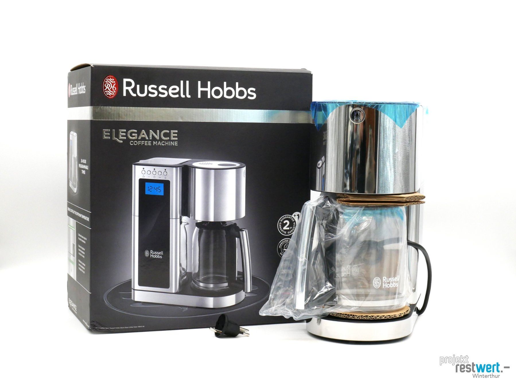 Russell Hobbs Kaffeemaschinen & Espressomaschinen: RUSSEL HOBBS Elegance Filterkaffeemaschine Silber – Neu (gemäss Beschreibung) aus Winterthur von Restwert_Winterthur