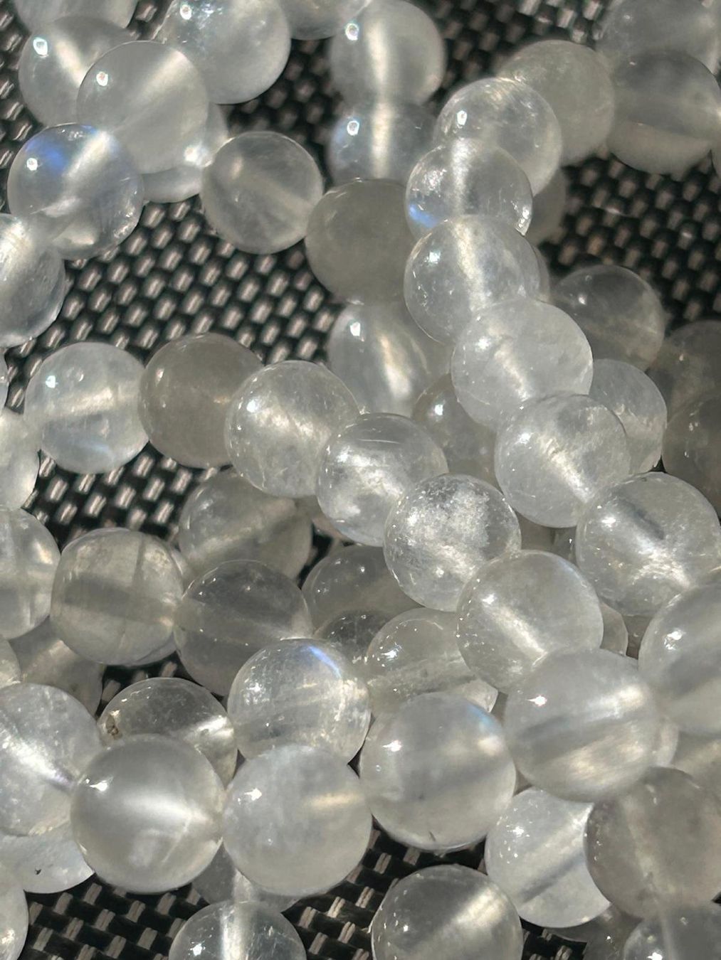 Minerali & Pietre curative: Strang echte Moonstone Level 1 / stone beads 6 mm – Nuovo e nell'imballaggio originale da Niederrohrdorf venduto da Ytobi 4
