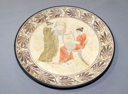 Griechischer Teller 2 Lautenspielerinnen - Museumskopie