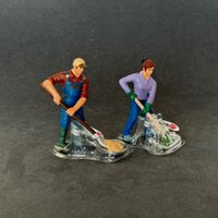 Schleich Bauer Bäuerin Stalljunge Menschen Figuren