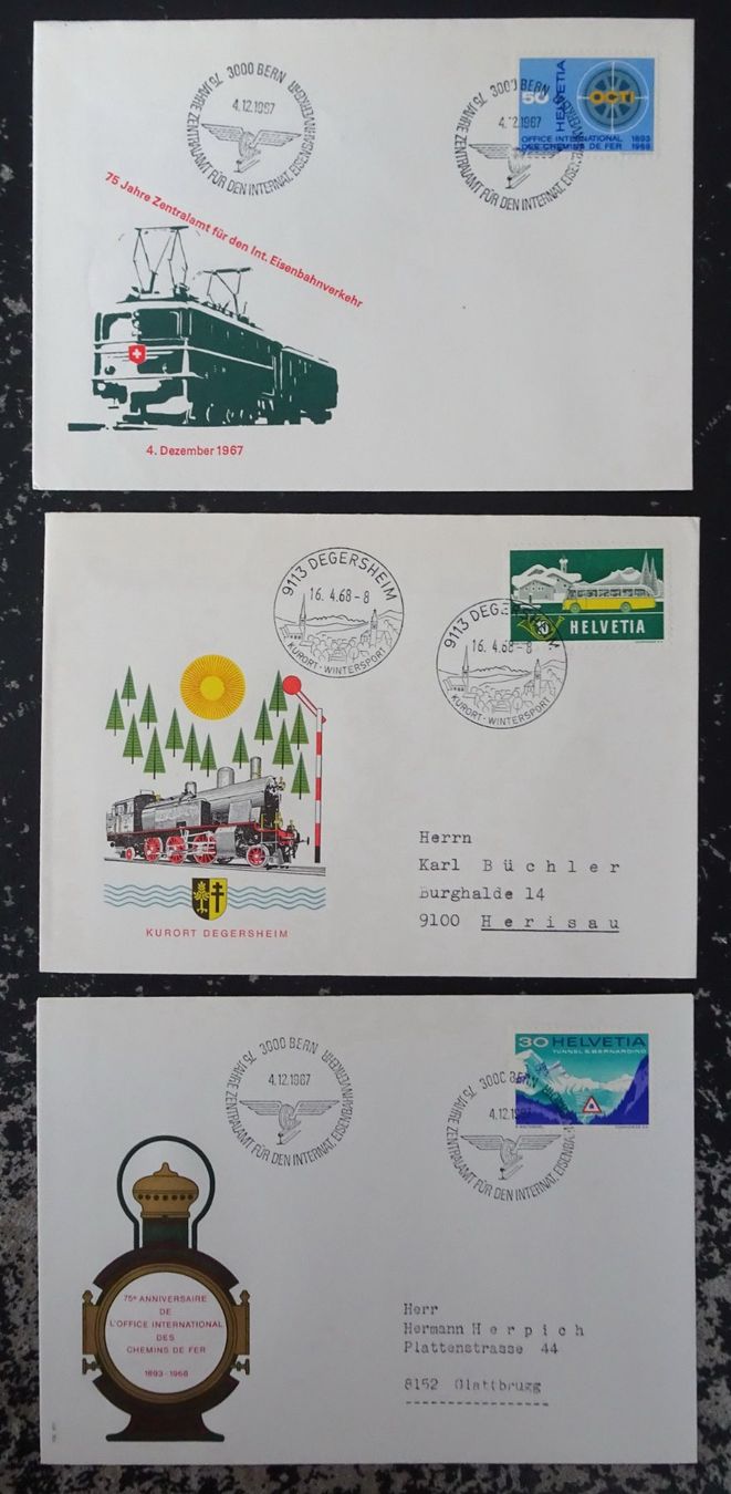 Tutti i francobolli: Briefmarken / Belege Eisenbahn – Usato da Feldbrunnen venduto da MarcusSO 8