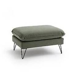 Hocker: Pouf tissu kaki – Gebraucht aus Blonay von gen_7sbx