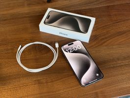 Apple iPhone 15 Pro Max 1TB mit neuer Batterie