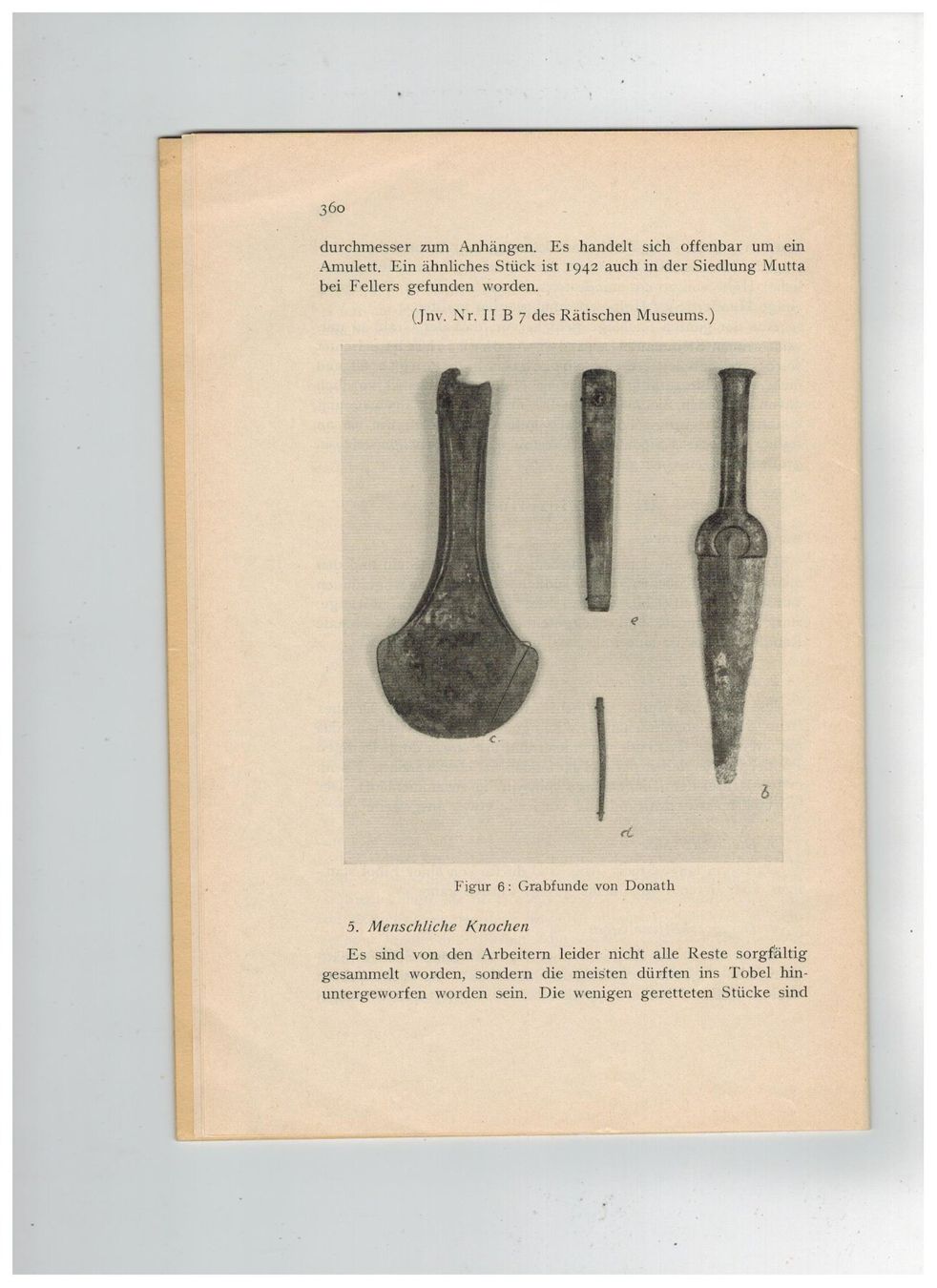 Libri: Archäologie: Kuppelgrab bei Donath GR – Usato da Biel-Benken BL venduto da rud_yc8p 1