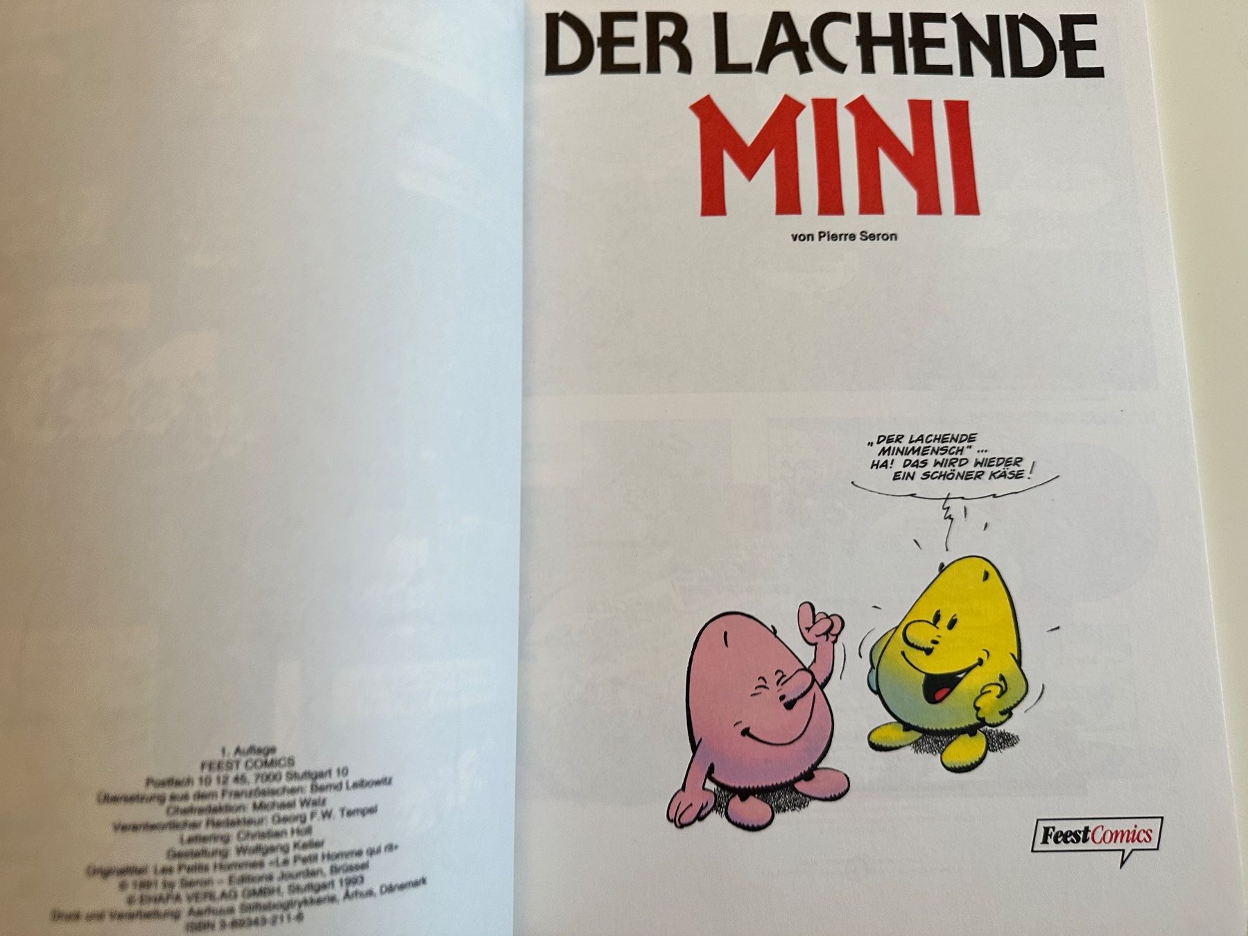 Fumetti: DIE MINIMENSCHEN - MINIS CLASSICS BAND 3 - DER LACHENDE MINI – Usato da Münsingen venduto da Ganjam 3