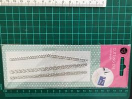 Linien Abschluss Stanzschablonen Cutting DIE Set Nr. 1
