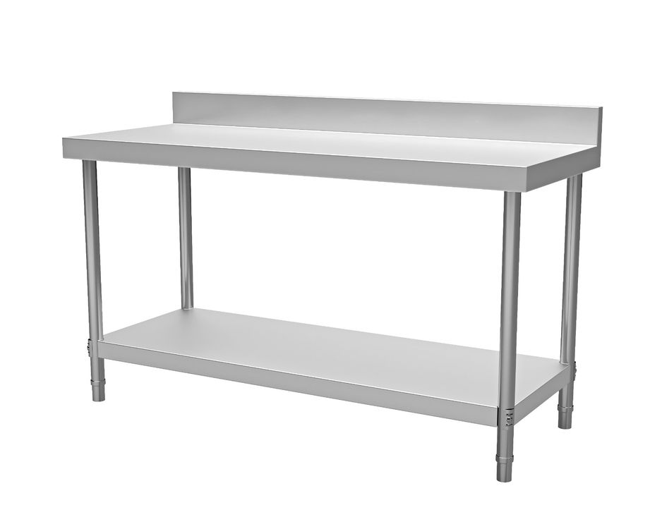 Edelstahltisch Mit 3 Schubladen – 150 X 60 Cm, Tragkraft 400 Kg, Mit Grundboden, Für Gastro & Küche