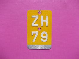 Velonummer / Mofanummer / Töfflinummer ZH 79