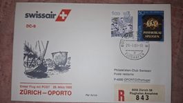 Swissair Zürich - Oporto 29.03.1983