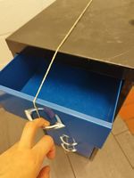 IKEA Helmer metallic Schrank