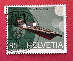 Nr.1302 Dampfschift Rigi Sondermarken GESTEMPELT 2009   