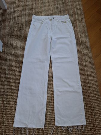 Jeans blanc Mango T40 neuf