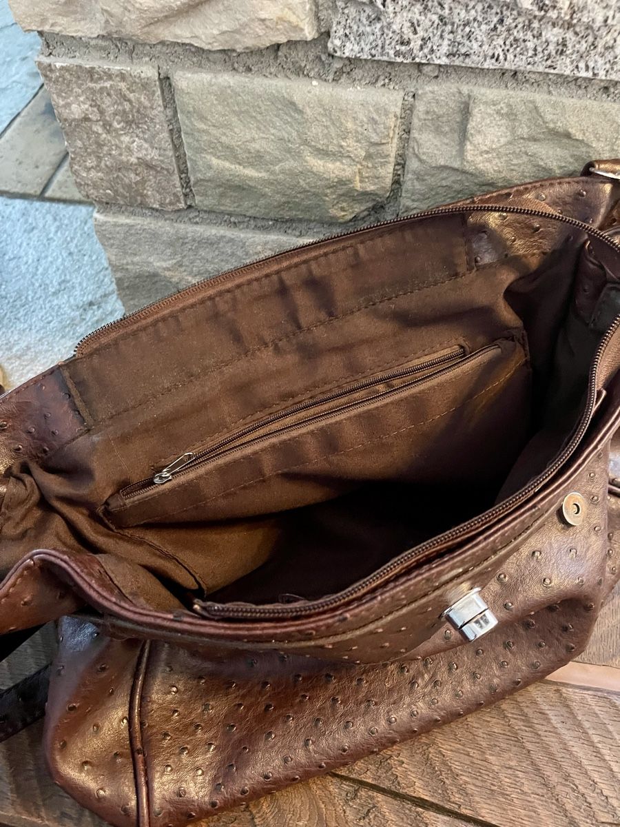 Borse da donna: Braune Handtasche mit Henkel – Nuovo (secondo la descrizione) da Meikirch venduto da Hilfe_Waisentiere 4