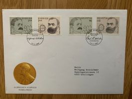 FDC Schweden-Schweiz 13.11.1997