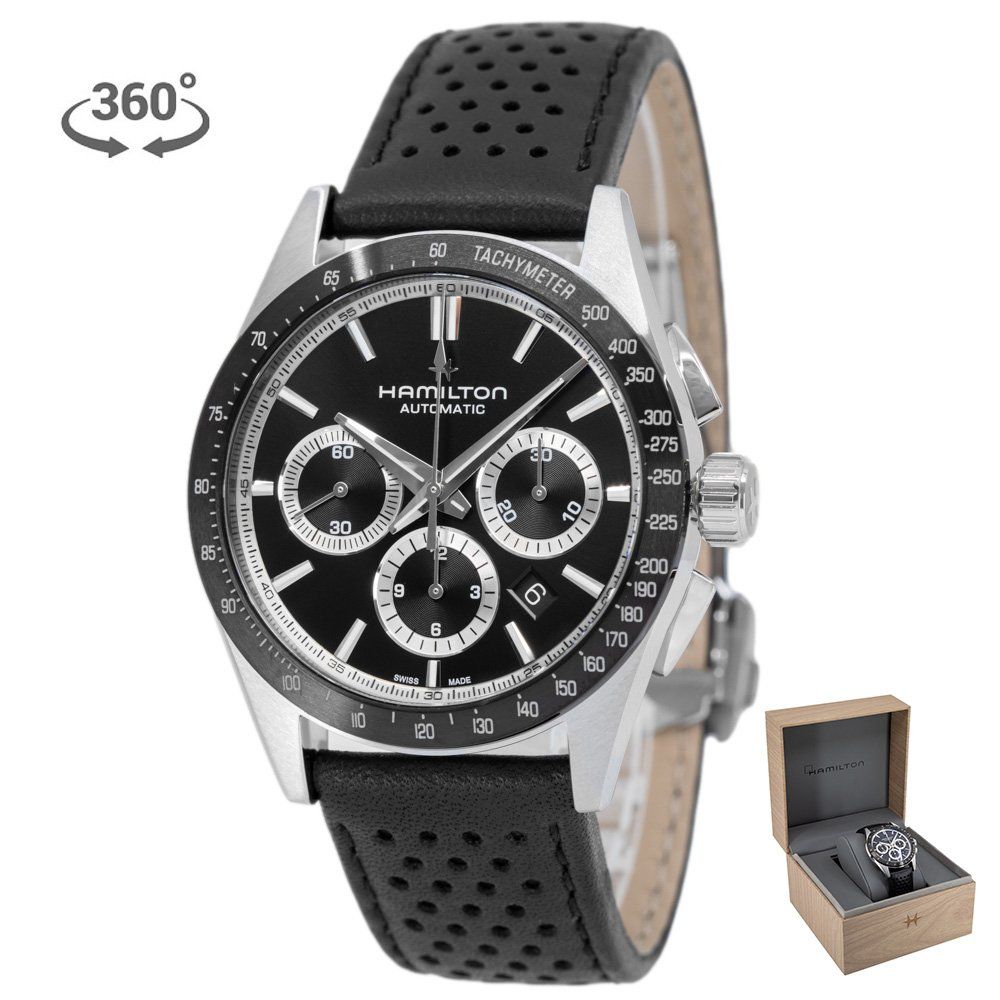 Hamilton Orologi: Hamilton H36606730  JAZZMASTER PERFORMER AUTO CHRONO 42mm – Nuovo e nell'imballaggio originale da Schindellegi venduto da harveystore