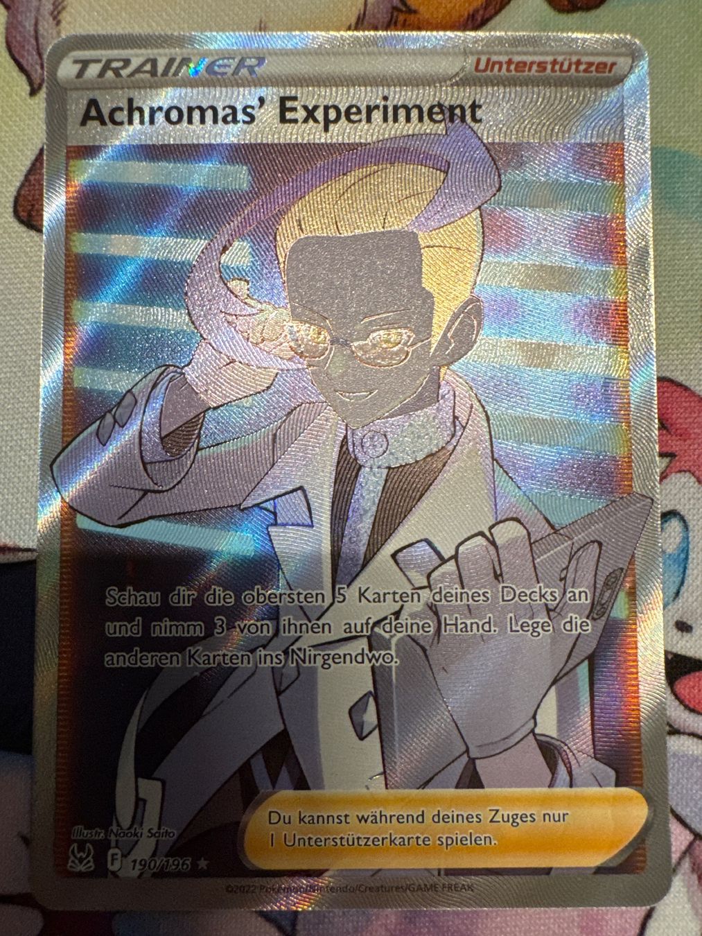 Pokémon Carte collezionabili: Achromas' Experiment LOR190 DE - Verlorener Ursprung – Nuovo (secondo la descrizione) da Wil SG venduto da Prof.Eich