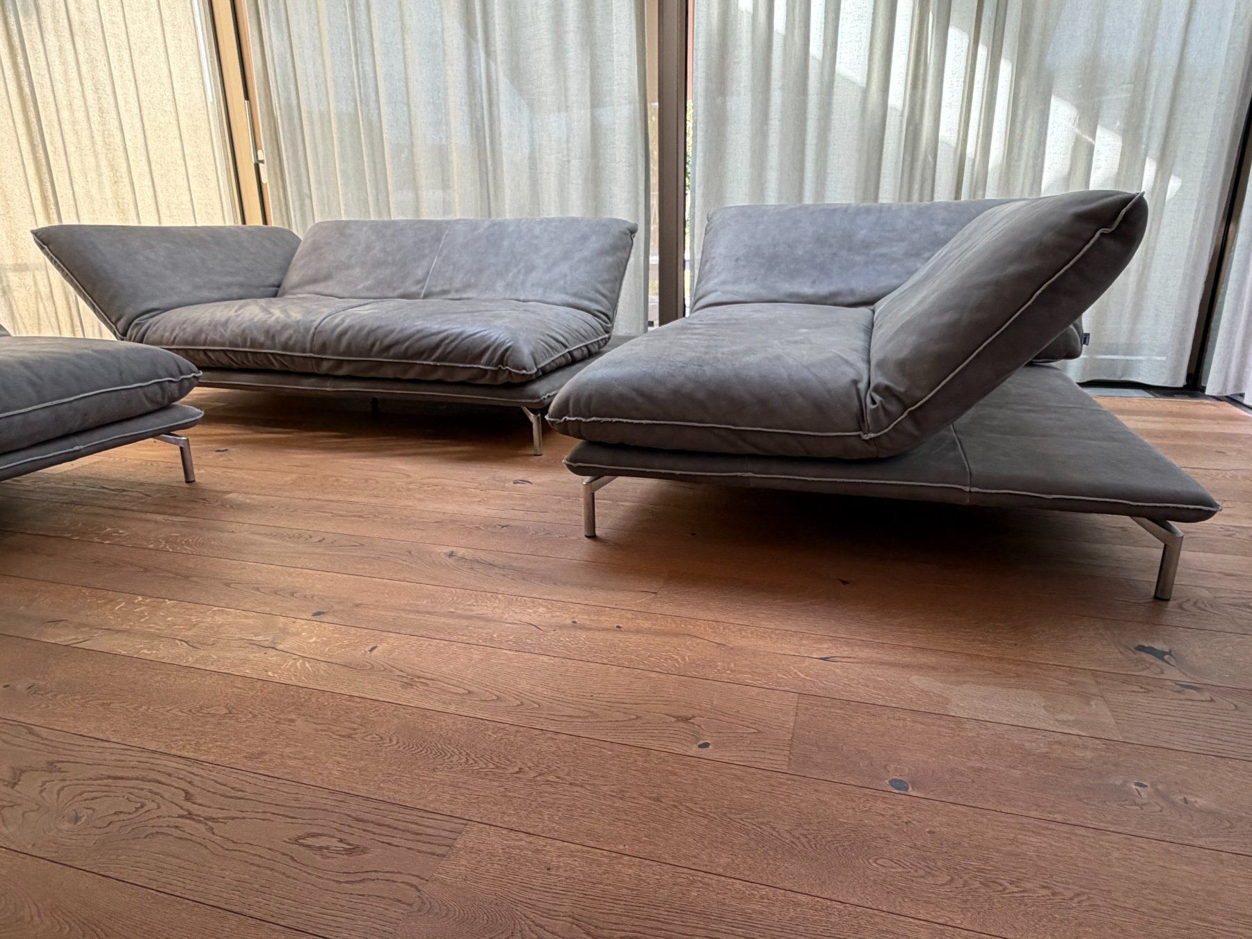Bullfrog Sofas: Bullfrog Designer-Ecksofa mit Klapphocker CAESAR 1045 – Gebraucht aus Bern von Stahlblau_26 4