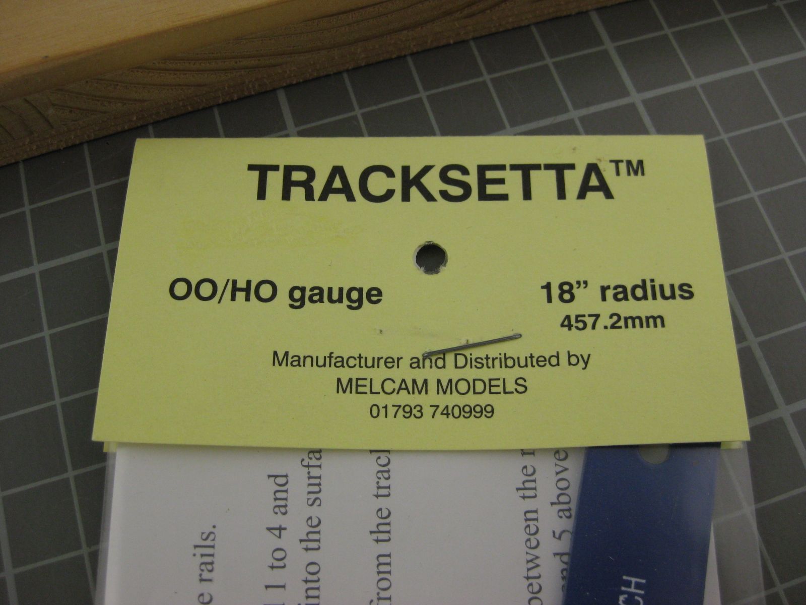 Modellini di ferrovie: Gleisverlege Lehre 457.2 mm Radius – Usato da Malters venduto da Marosko 1