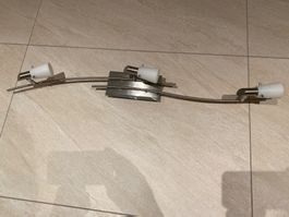 Deckenlampe Spots Metall gebogen 3-flammig guter Zustand