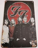 Foo Fighters  -  Blechschild (neu)