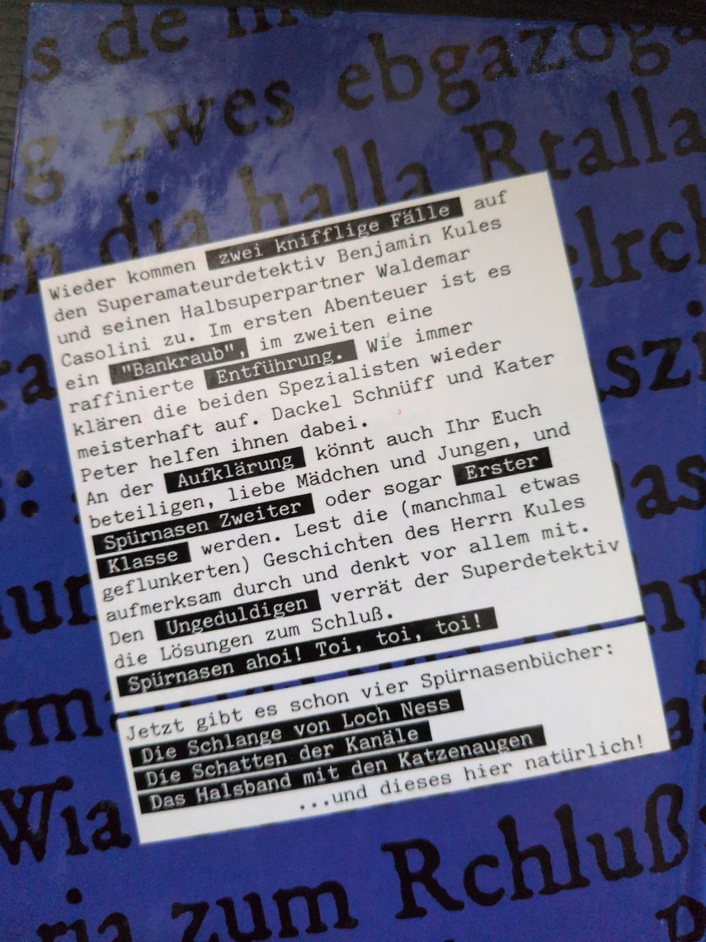 Libri: Der Mann mit der Posaune - Spürnasenbuch – Nuovo (secondo la descrizione) da Ottikon venduto da sobsale 1