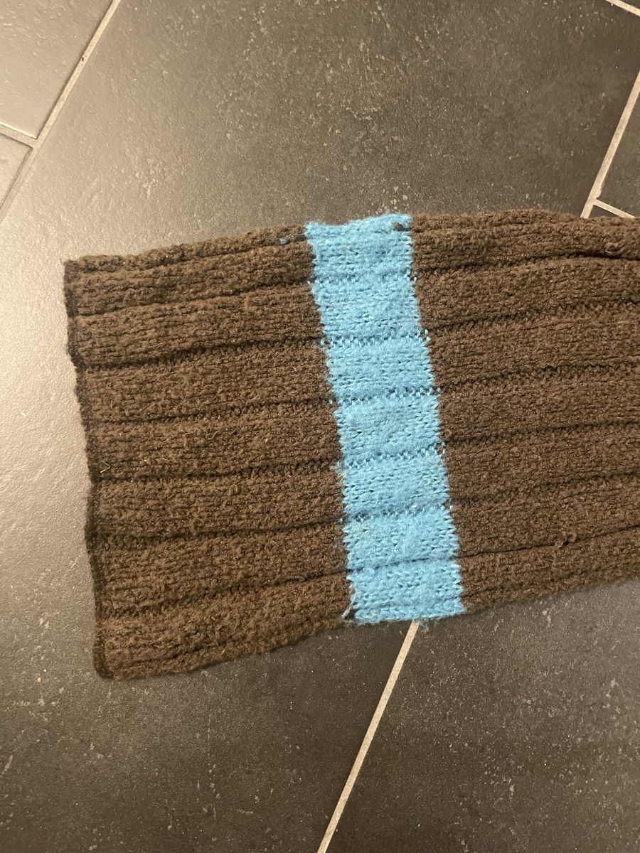 Foulards, Tücher & Schals: Kuscheliger Winterschal braun blau – Gebraucht aus Arbon von llaauraa 1