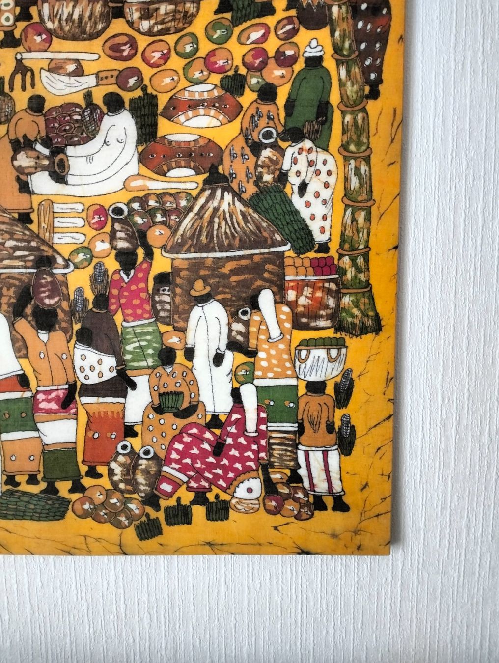 Dipinti: Tableau batik africain sur panneau – Usato da Lausanne venduto da joa_bdz6 4