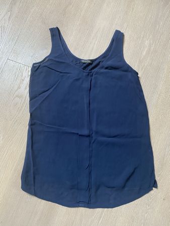 Neuwertiges dunkelblaues Massimo Dutty Top Grösse S