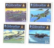 Briefmarken "Flugzeuge". Gibraltar.