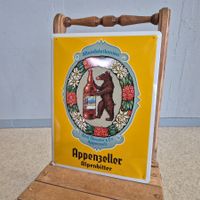 1 Appenzeller Alpenbitter Werbeschild Blechschild Schild