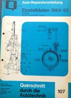 Autoreparaturanleitung Einstelldaten 1964/65 Europäer