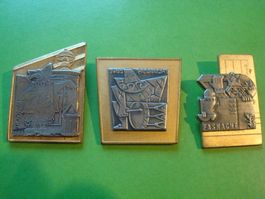 Plaketten Gold 1964-1965-1966