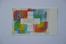 1991 Sondermarken II SBK 807 - 810 4er-Block ET