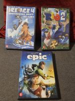 Lot de 3 DVD pour enfants: L'Âge de Glace, Rio, Epic!