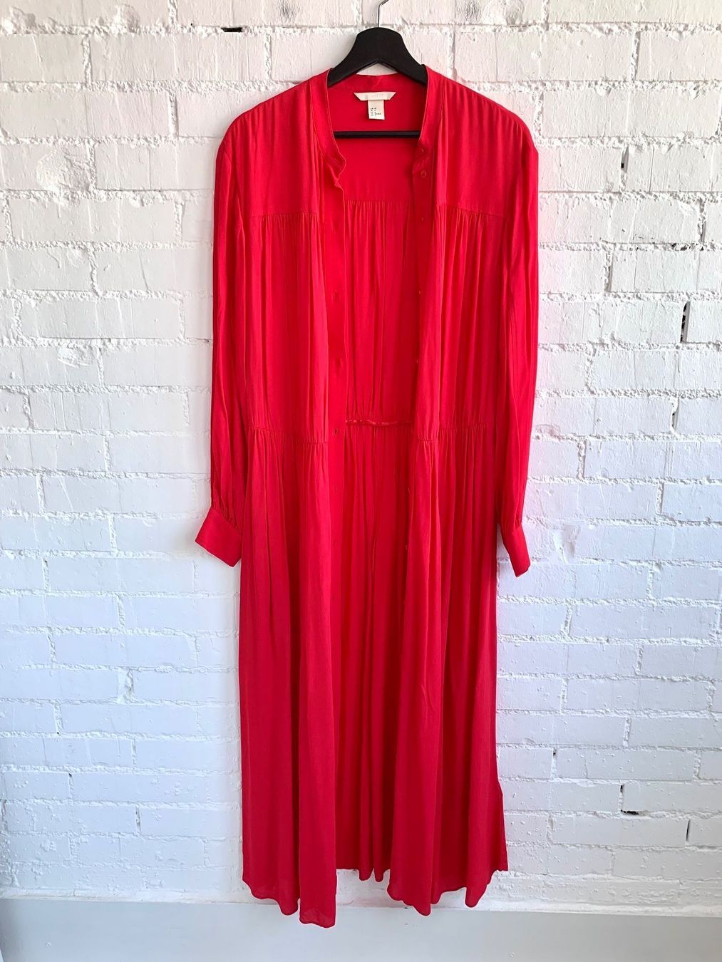 H&M Vestiti: Schön fallendes, rotes Blusenkleid von H&M – Usato da Bern venduto da Fraeuleinhonig 3