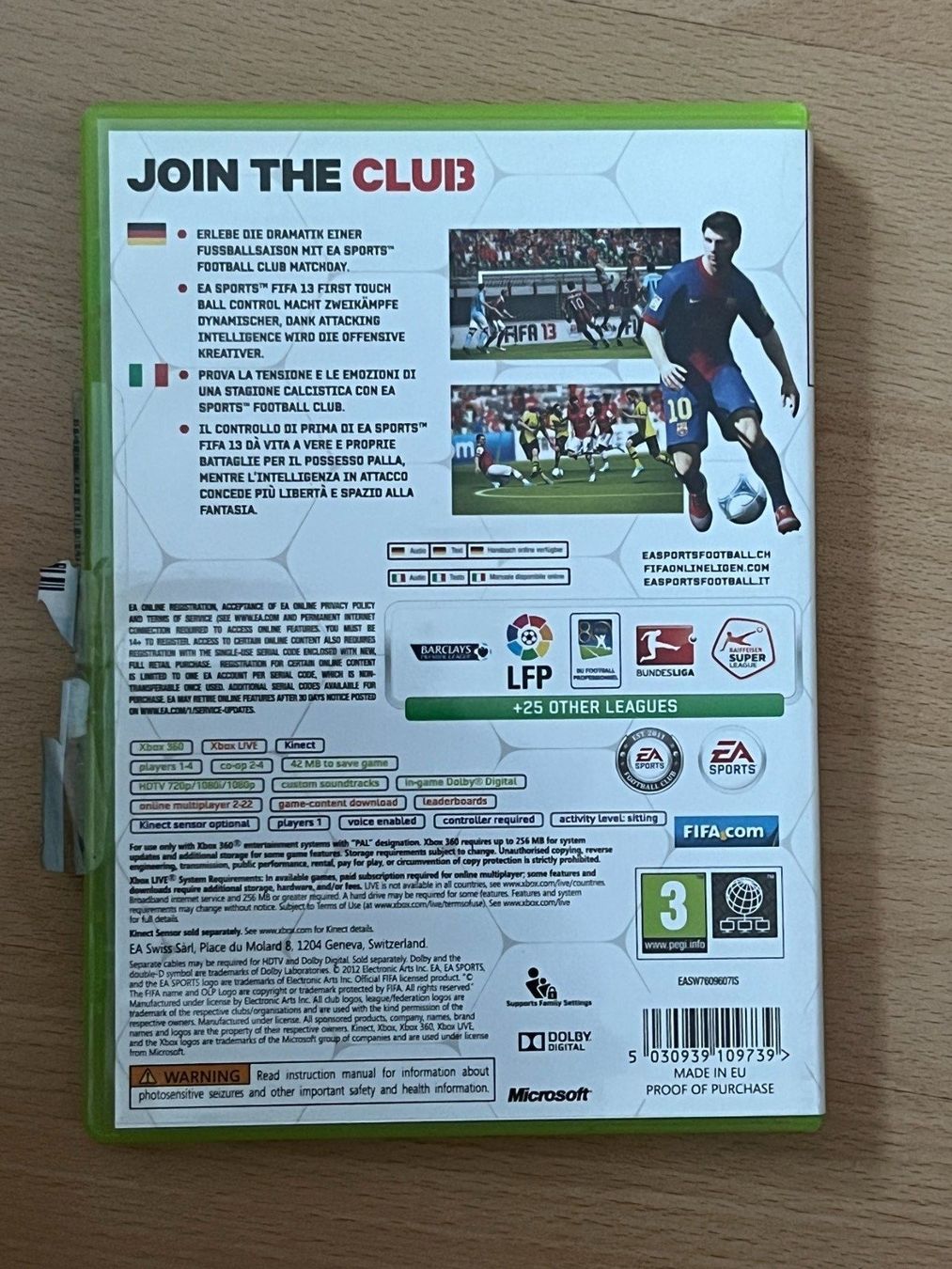 Giochi: XBox Fifa 13 – Usato da Balzers venduto da Alannah 1