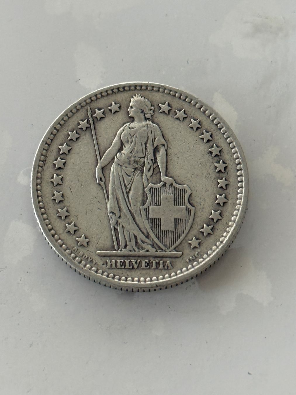 Tutti le monete: 2 Franken 1922  Rar – Usato da Wallisellen venduto da SWISS_SILVER1