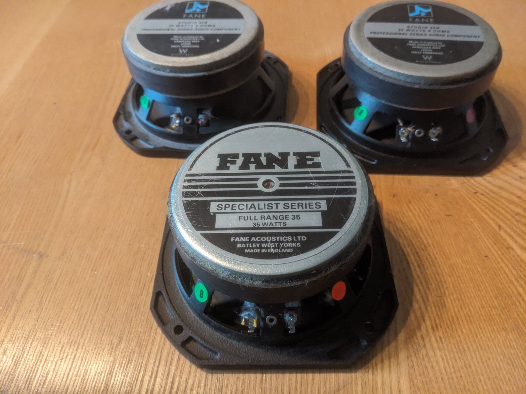 3 Full Range Lautsprecher FANE Studio 5 FR 35 Watt 8 Ohm (Gebraucht) in ...