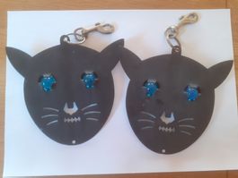 COOLE SCHLUESSELANHAENGER - CHAT NOIR - SCHWARZE KATZE