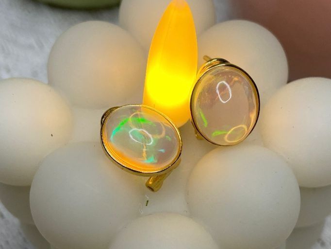 Ohrringe & -stecker: Luxus Opal Ohrringe, Goldig, 925 Silber – Neu (gemäss Beschreibung) aus St. Gallen von GIULESGG 4